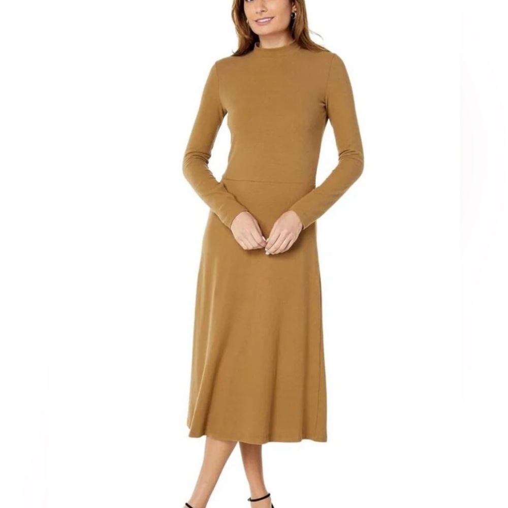 Vince camel knit dress